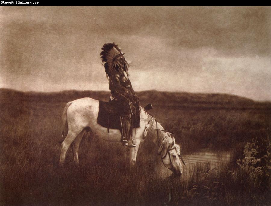 Edward Sherrif Curtis An Oasis in the Badlands